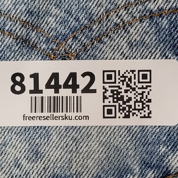 Vintage LEVIS 550 Tapered Baggy Jeans 32x29 Acid-Wash USA - Picture 8 of 16